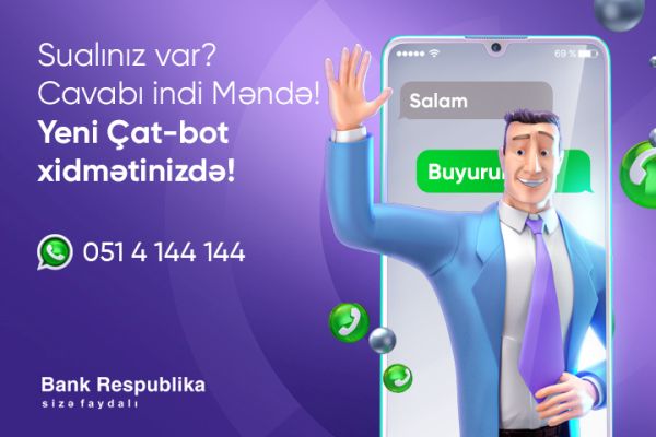 bank-respublika-nin-yeni-cat-botu-whatsapp-da-sorgularinizi-cavablandiracaq